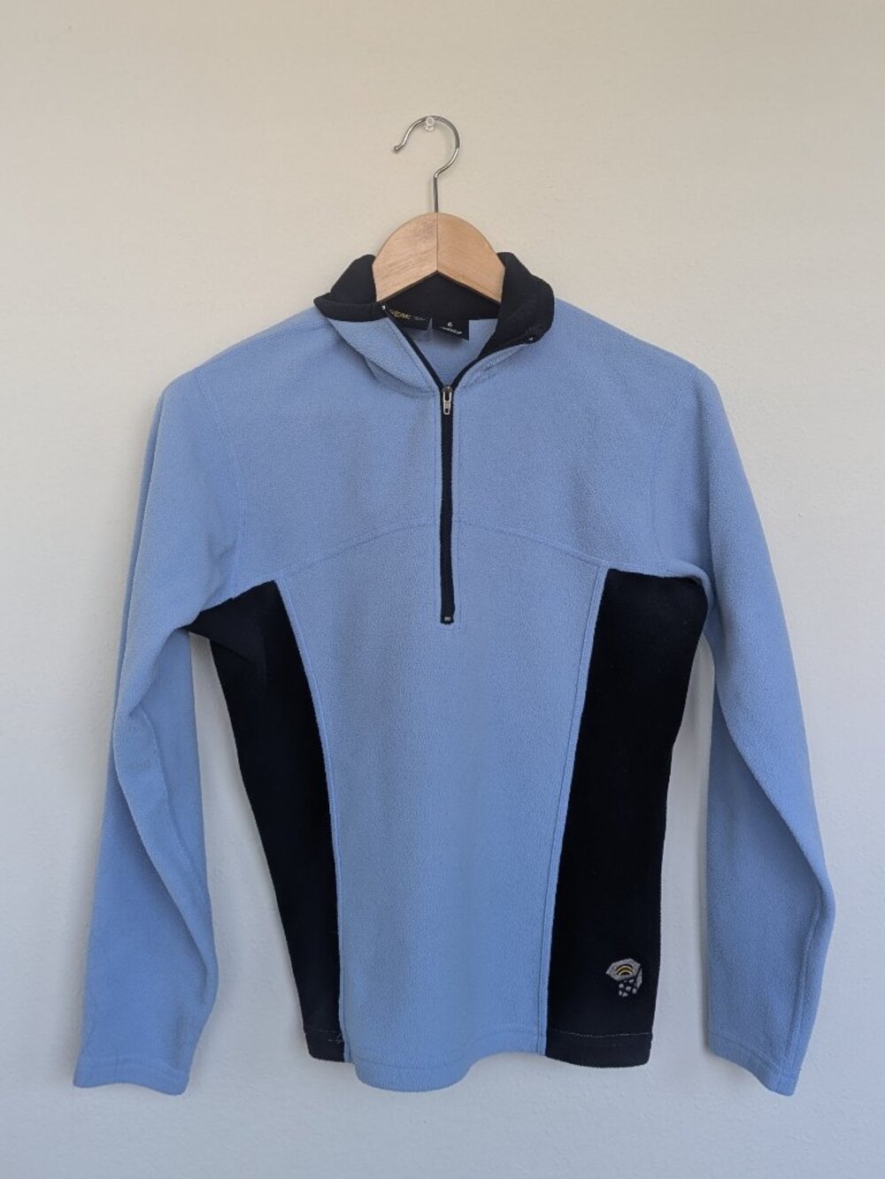Mountain Hardware Women's Quarter Zip Fleece Lightweight Size 6 Hiking Outdoor